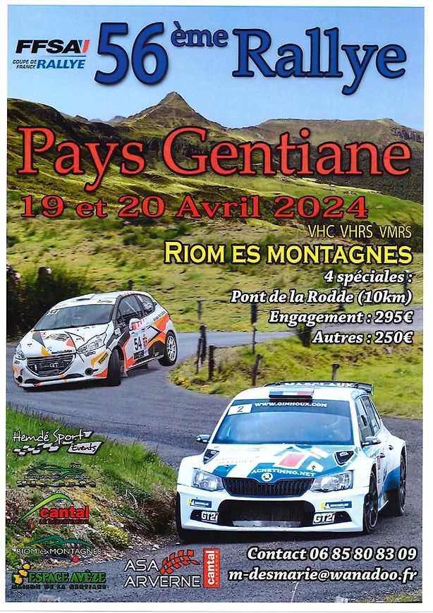 56ème Rallye VHRS du Pays Gentiane 2024