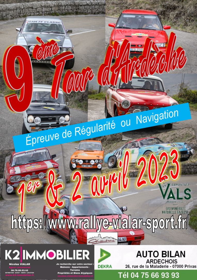 Affiche Tour d'Ardèche 2023
